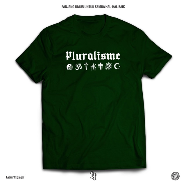 Tshirttokoh - Ready Stock Pluralisme Membunuh Baphomet Hijau Botol