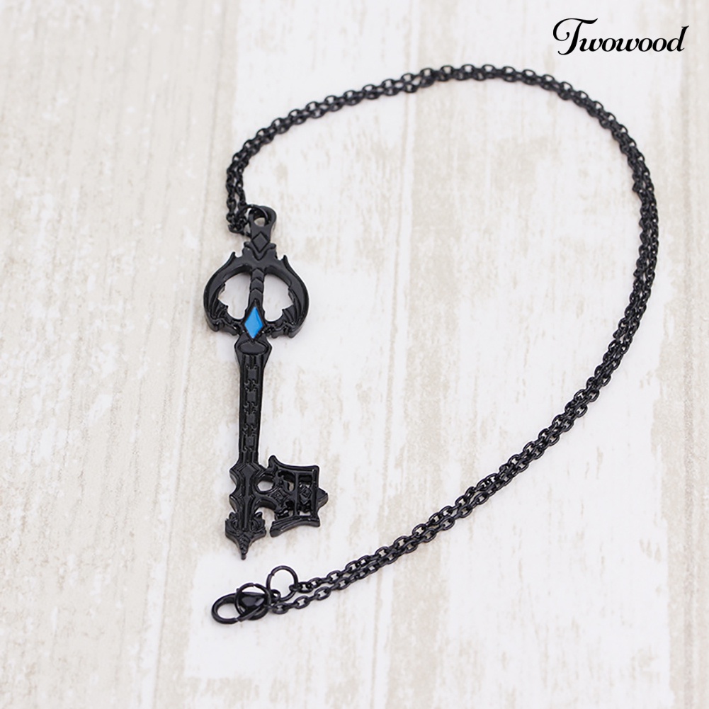 Kalung Dengan Liontin Anime Kingdom Hearts Oblivion Keyblade Untuk Pria Dan Wanita