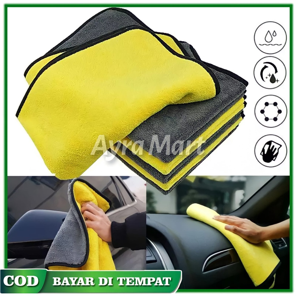 Kanebo motor mobil jumbo tebal original Kain Lap Kanebo Microfiber 2in1 Asli Original Product Kanebo