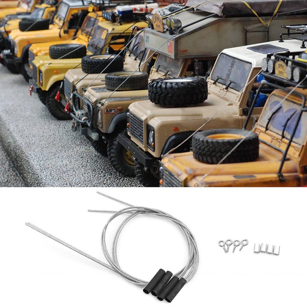 2 Pcs Kabel Baja Modifikasi Mobil Rc Untuk Rc4wd D90 D110 Axial