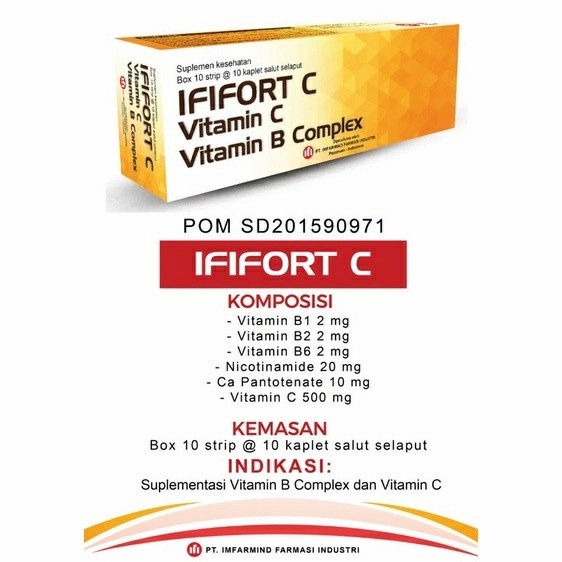 IFIFORT VITAMIN C + B COMPLEX BOX 100 KAPLET