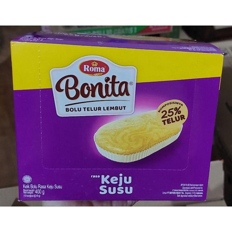 Roma Bonita Bolu Telur Lembut 400 gr