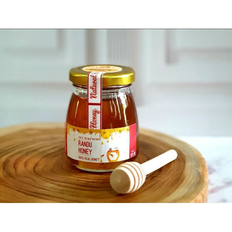 

Madu murni asli pure honey randu botol kaca bukan plastik 125gr