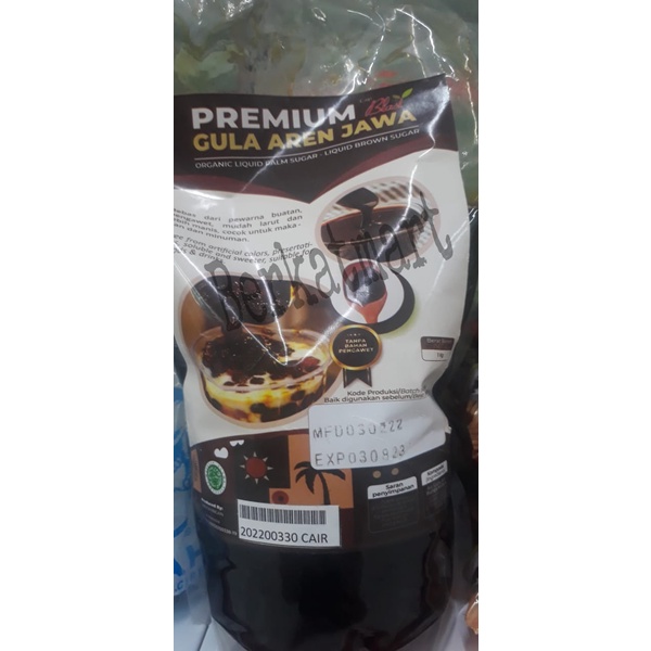 Gula Aren Jawa Cair Liquid Palm Sugar Premium 1 Kg Halal MUI