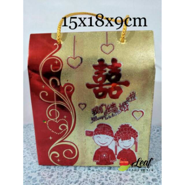 

paperbag 1 size tingjing wedding sangjit