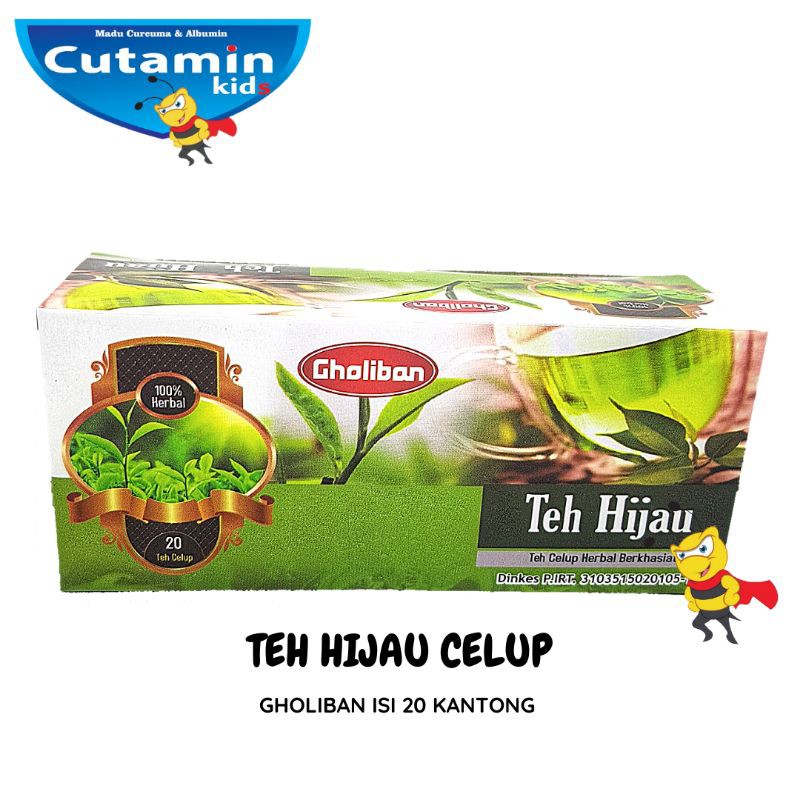 TEH HIJAU CELUP GHOLIBAN ISI 20' ORIGINAL