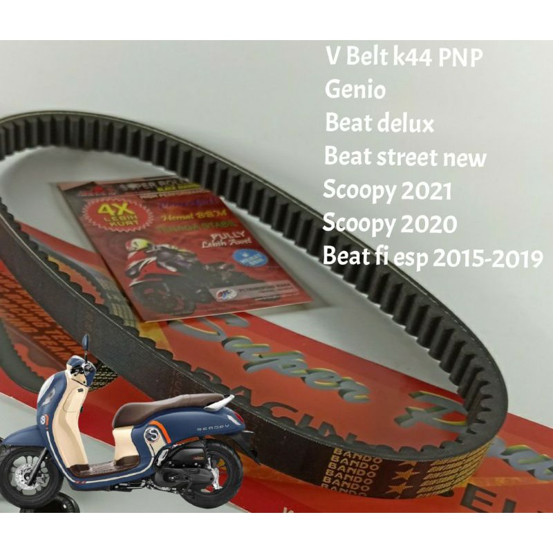 VANBELT V BELT BRT BEAT FI ESP SCOOPY ESP  Scoopy 2021 beat fi Esp stater halus Beag Street Esp dan new esp Vanbelt genio beat delux scoopy 2021-2022 beat stret led Vario karbu Vanbelt beat karbu scoopy karbu spacy karbu Vario 125 150 VAnbelt kzl k44 kvy