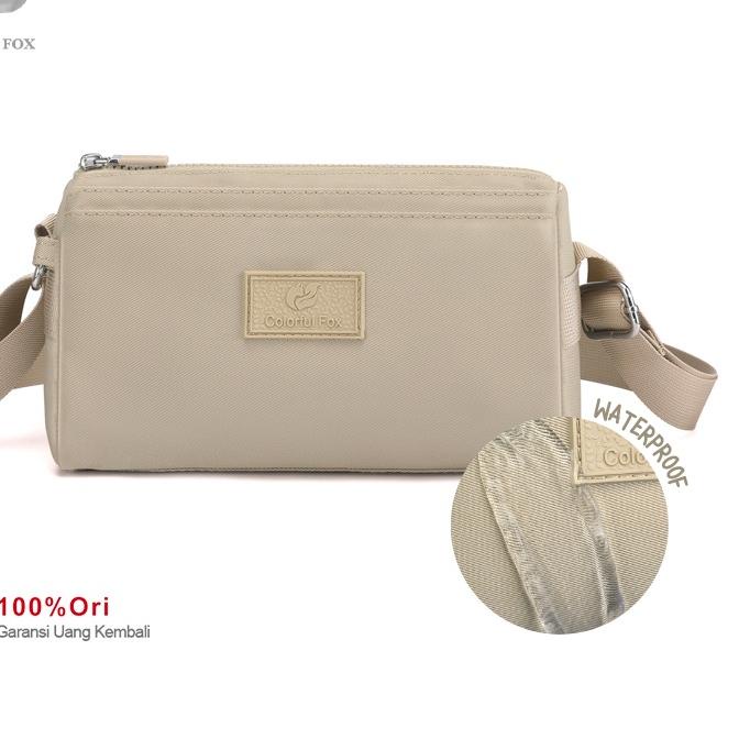 Model Baru COLOUR FOX 0427 Tas Selempang Wanita Sling Bag Wanita Shoulder Bag Wanita Bahan Anti Air
