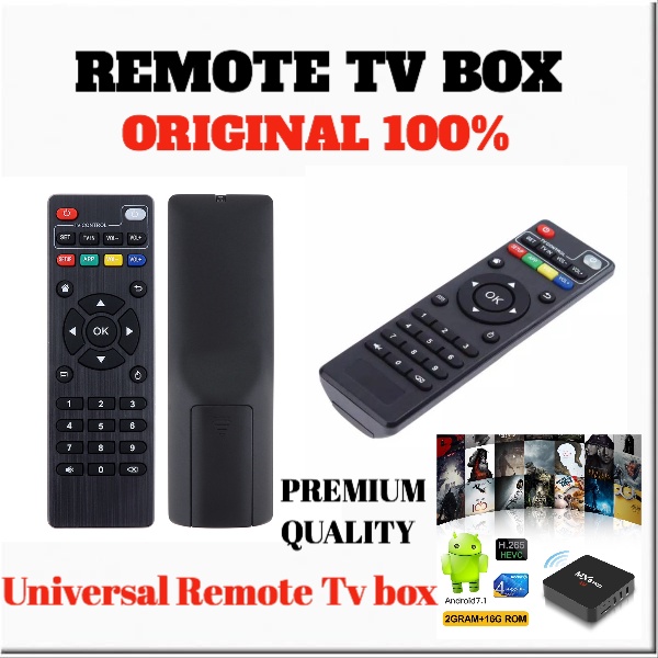 Remote TV box universal Original 100 % cocok untuk Semua merek tv box.