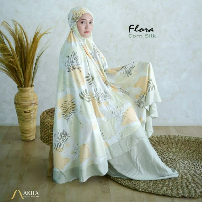 Mukena Daily Akifa bahan mukena rayon premium | mukena flora dan mukena rubi ori Akifa