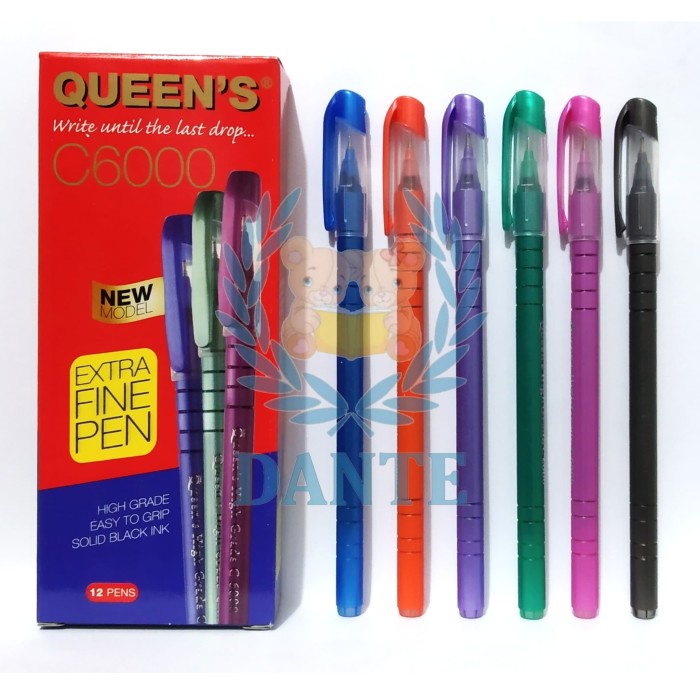 

Murah Pulpen Faster Queen'S C6000 ( Per Lusin ) Gilaa!!!