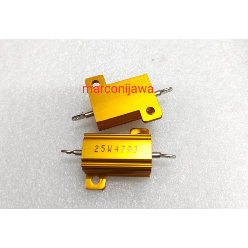 Resistor 25w 47 ohm heatsing