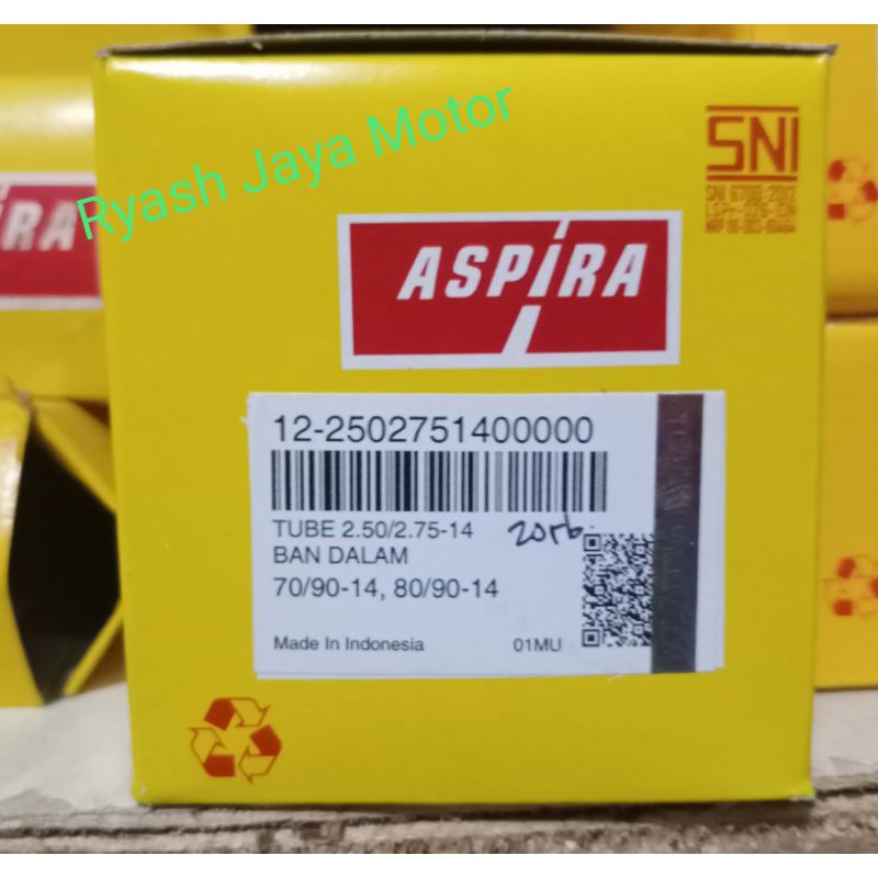 Ban dalem Aspira Astra 250/275-14 for All motor matic honda/yamaha/suzuki