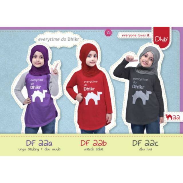 KAOS PREMIUM SALE DHIKR KIDS MODEL 22