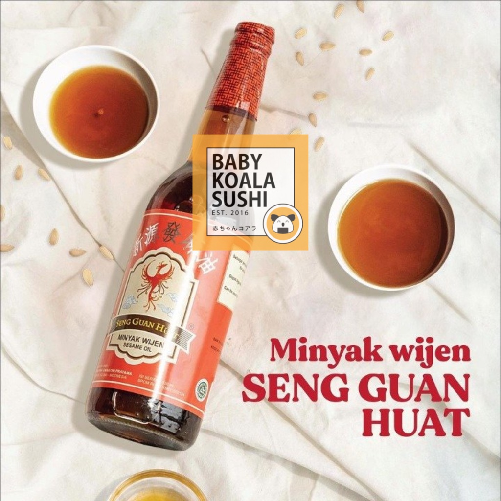 POENIX Minyak Wijen Putih Murni 100% 620 ml Halal │ Pure White Sesame Oil Seng Guan Huat