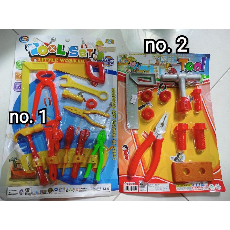 Mainan Tools Set Perkakas Pertukangan Mini Koper