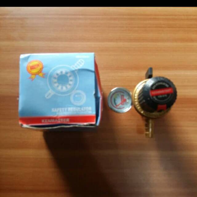 Regulator gas / gas regulator /safety regulator high pressure plus meteran. Merk kenmaster