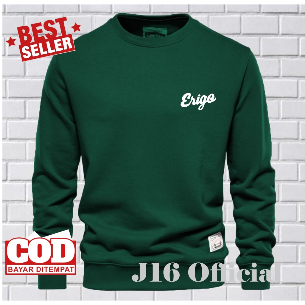 CREWNECK Sweater Distro Pria Wanita Bahan Fleece Tebal Premium