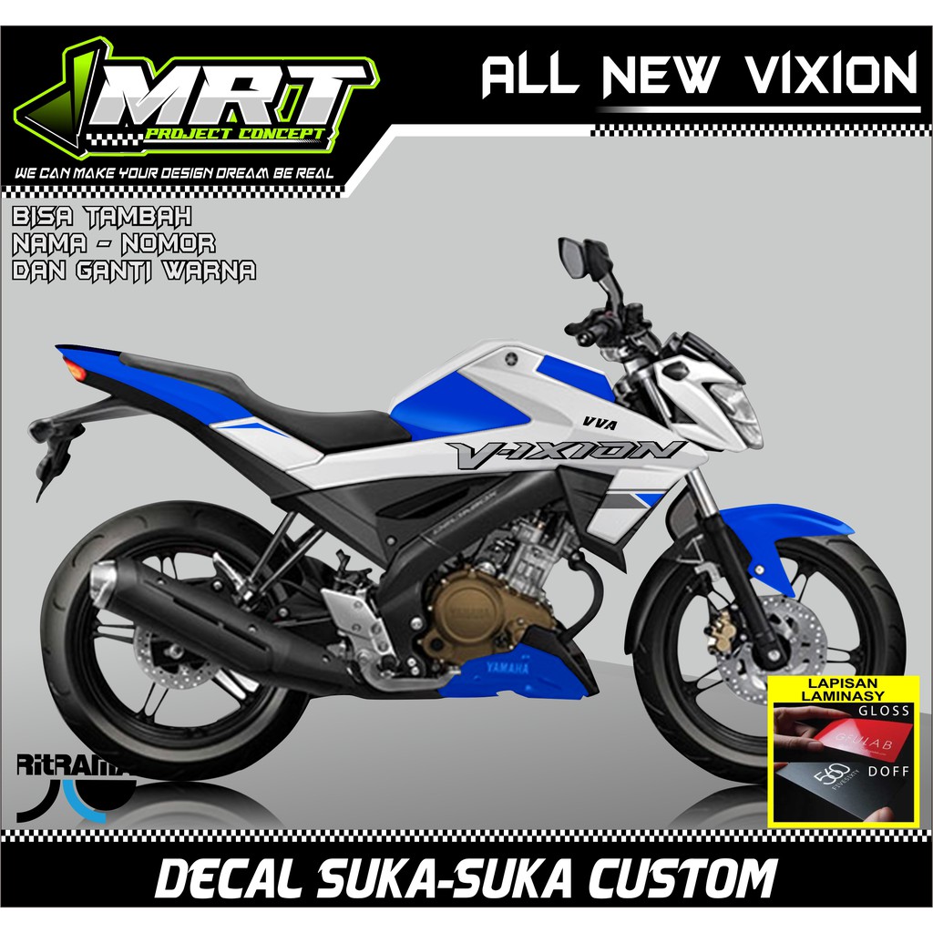 Decal Vixion R Full Body, Decal Sticker Motor Vixion all new R  Full Body