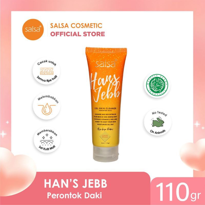 SALSA HANS JEBB PEELING GEL SKIN CLEANSER 110Gr 𝐁𝐏𝐎𝐌