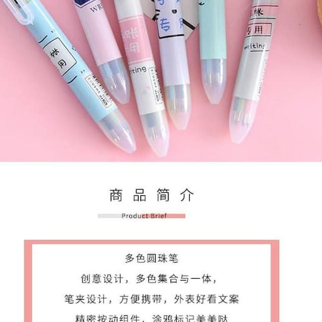 

♟ Pulpen Warna / Pen Colour 6 Warna Warni 5th Edition ❆