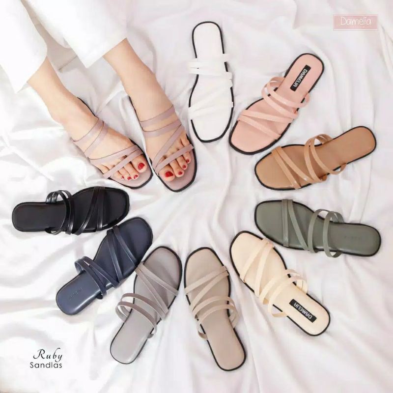 Sandal Wanita / Sandal Tali Wanita / Sandal Flat Wanita