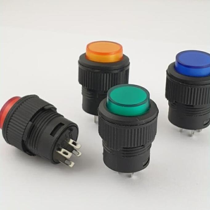 Push On Off LED R16-503 berkahja98 dijamin