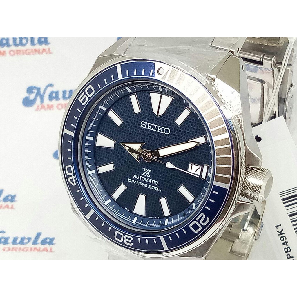 Seiko Prospex SRPB49K1 Samurai Deep Blue Dial - Jam Tangan Pria SRPB49