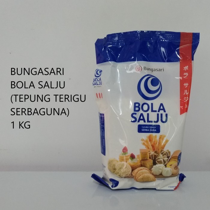 

TEPUNG TERIGU BOLA SALJU BUNGASARI 1 KG