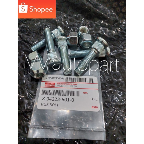 Baut roda mur Isuzu Panther 2.5cc Ori