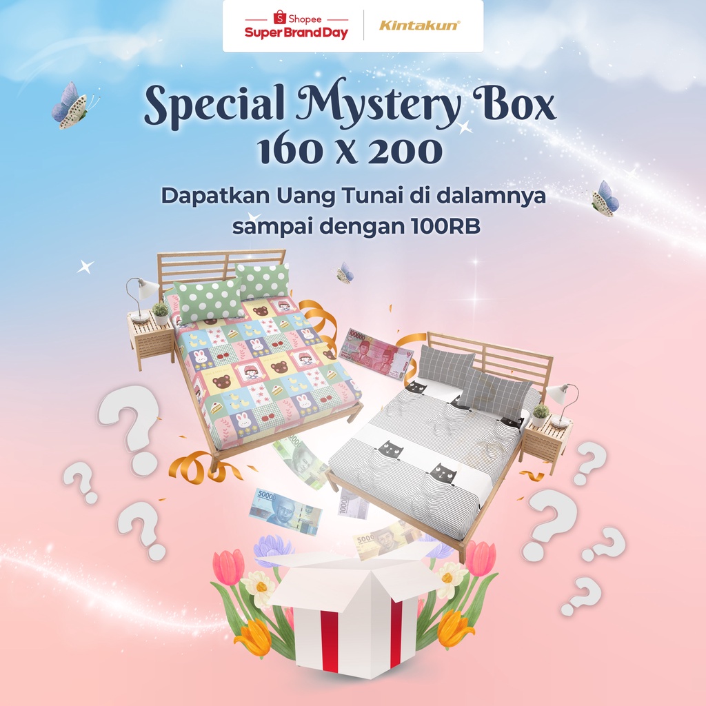 Kintakun Mystery Box 2 - Queen (160 x 200) FREE UANG TUNAI up to 100RB