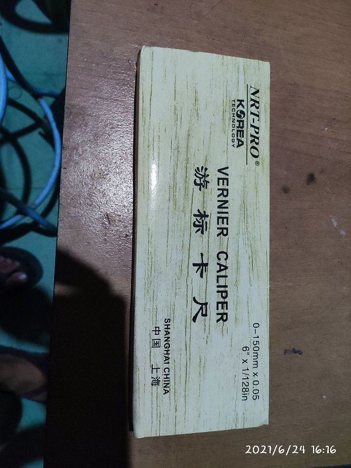 Sigmat Besi Manual / Vernier Caliper / Jangka Sorong Manual 6 Inch