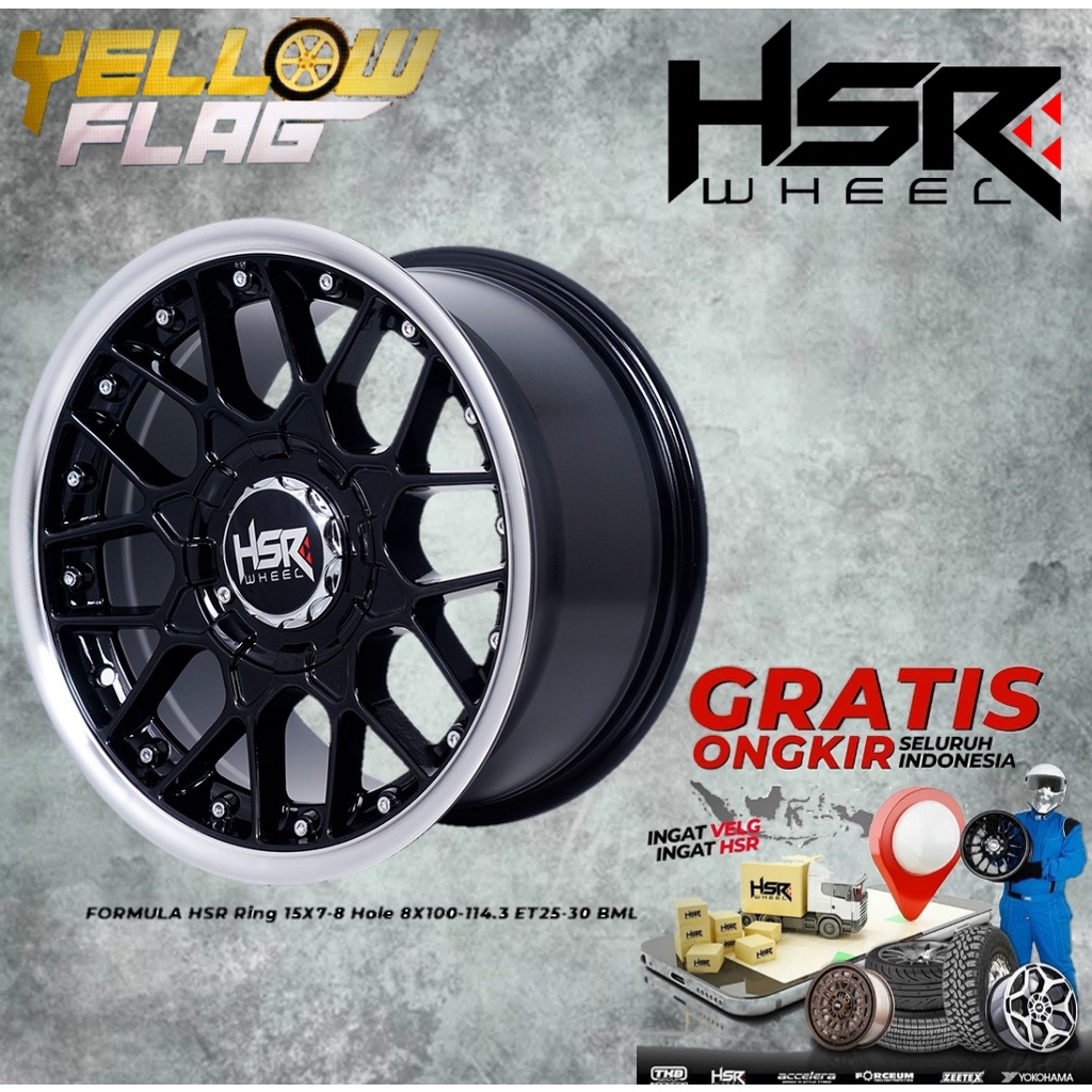 Velg Mobil Ring 15x7/8 - Hsr Formula Ring 15 velg Mobil Brio Mobilio