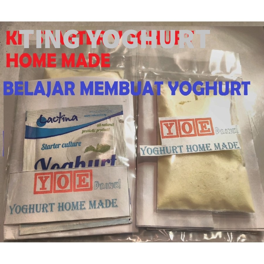 

STARTER YOGHURT PEMULA "COCOK UNTUK ANDA YANG INGIN BELAJAR MEMBUAT YOGHURT