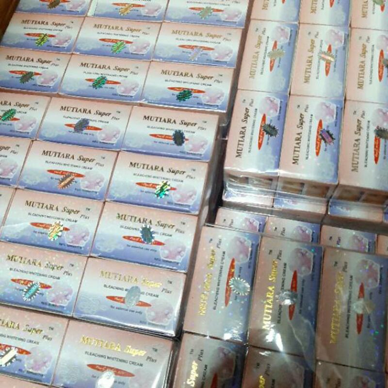 CREAM PAKET MUTIARA SUPER PLUS BLEACHING WHITENING ORI