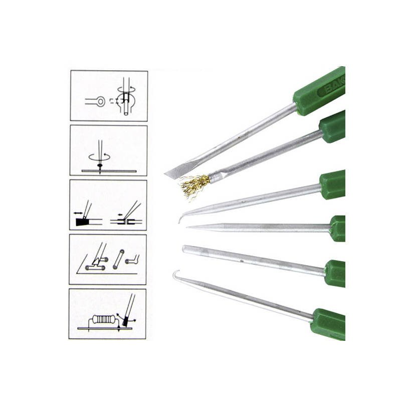 BAKU SOLDERING ASSIST TOOL SET / ALAT BANTU SOLDER SA10 BK-120