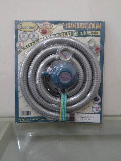 QUANTUM Selang Paket Regulator Gas QRL032