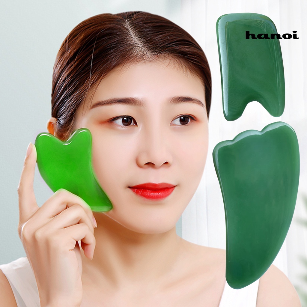 HQTM_Guasha Board Multiple Shapes Body Massage Synthetic Face Skin Scrape Tools for Unisex