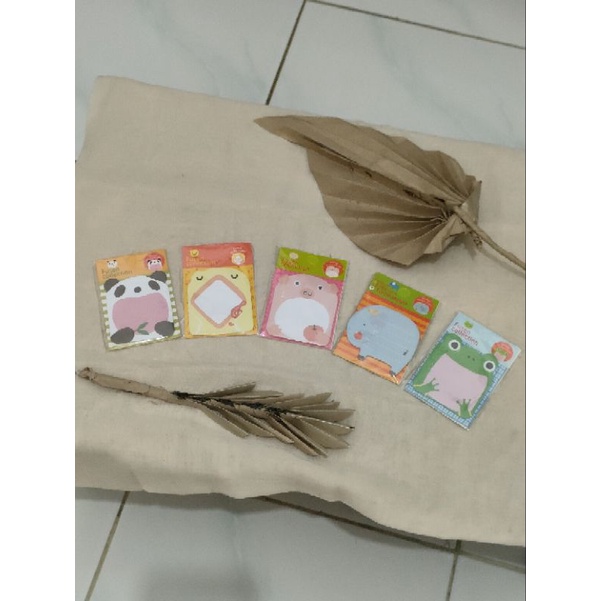 

MEMO STICKY ANIMAL NOTES KERTAS KECIL MINI MEMO MINI MEMO LENGKET DIUJUNG NOTES PESAN NOTES TEMPEL MEMO TEMPEL