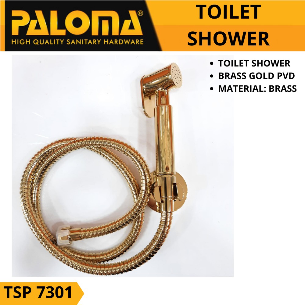 PALOMA TSP 7301 Toilet Shower Jet Washer Bidet Cebok WC GOLD EMAS PVD