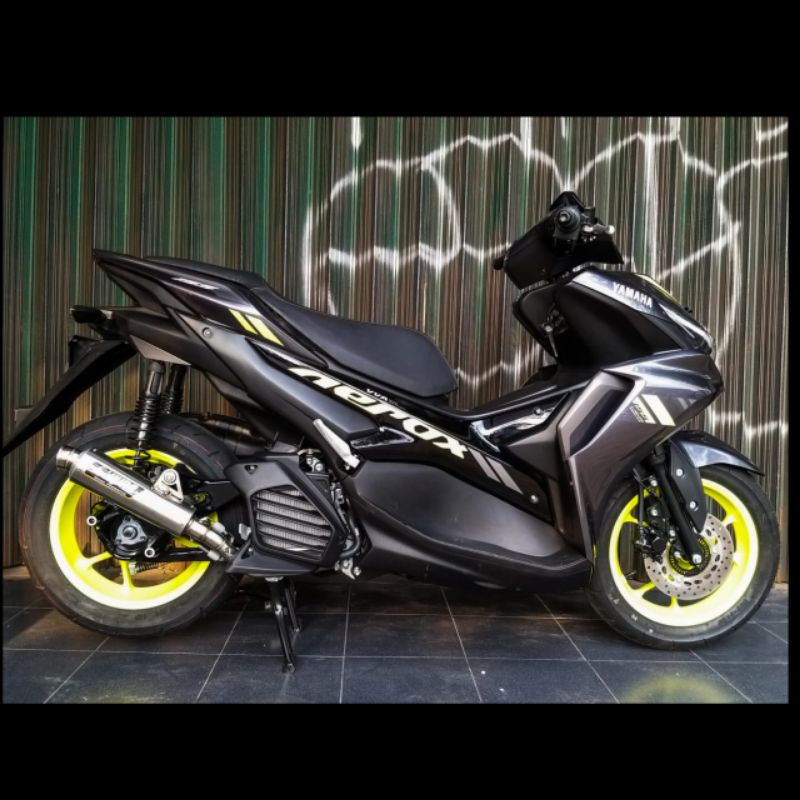 Knalpot Aerox OLD/New Aerox 155 type M38-M3 SHIJIRO Racing Original