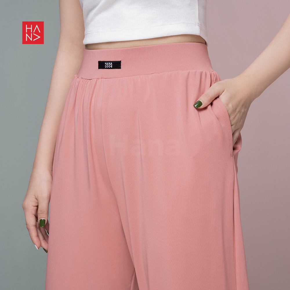 HanaFashion JKT - Julie Badge Loose Pants Celana Panjang Wanita - LP135