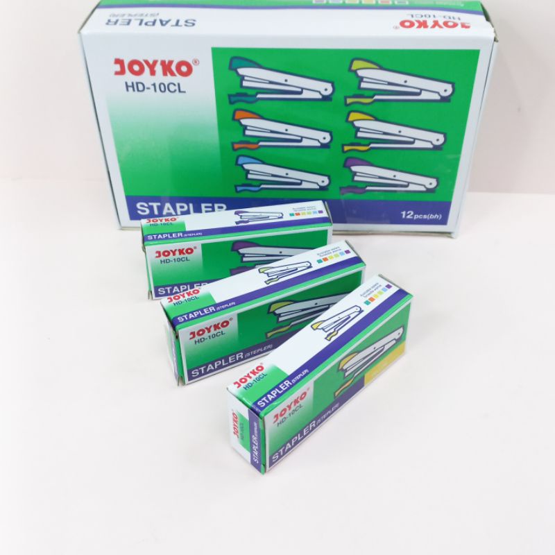 Stapler Joyko Isi 6Pcs Steples HD Warna Grosir