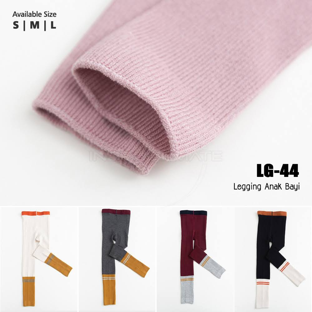 1Pcs Legging Anak Bayi Balita Celana Panjang Kaki Buka Anak Balita Perempuan Laki Laki LG-44 Celana Leging Bayi Import Murah Bawahan Celana Anak Balita Cewek Cowok