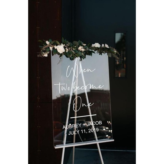 Helnan_Store | Acrylic Wedding Sign / Welcome Board / Acrylic Welcome Sign / Signage