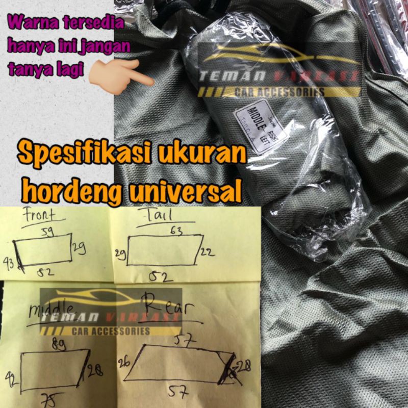 HORDENG HORDEN GORDEN TIRAI MOBIL TOYOTA KIJANG INNOVA INOVA LAMA YA BARONG GRAN GRAND INNOVA REBORN