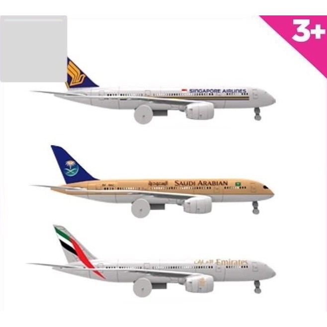 Pesawat Mainan Pesawat Singapore airlines Boeing B787