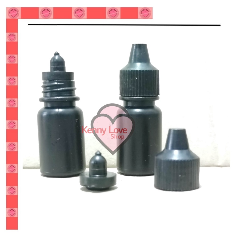 Jual Cc Botol Tetes Ml Polos Plastik Hitam Putih Natural Ml Pentol Essen Mata Shopee