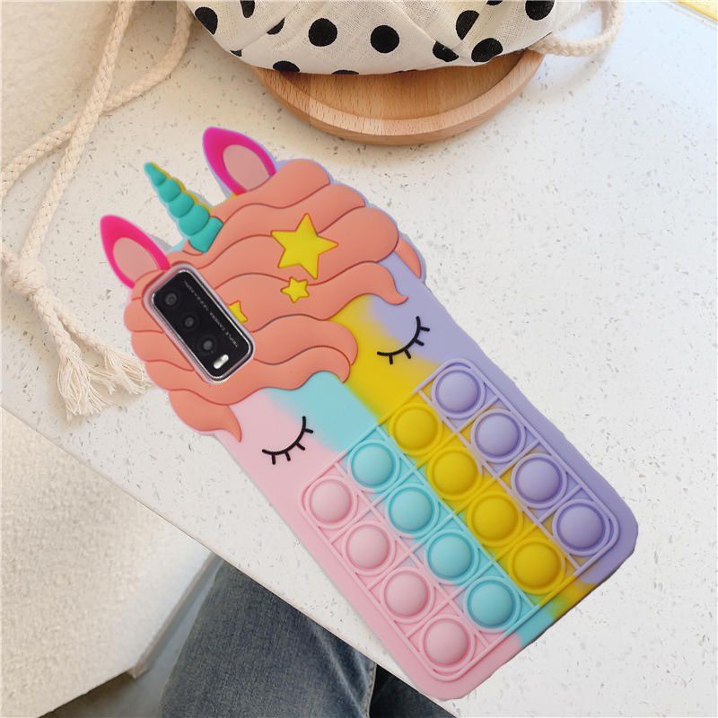 UNICORN CASE VIVO Y11S Y20G Y20A Y30S CASING POP IT