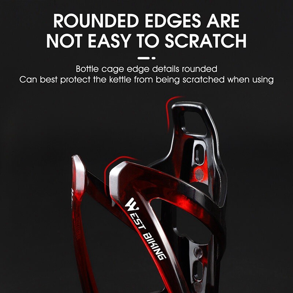 Rak Botol Minum Warna-Warni Gradasi Untuk Sepeda Gunung